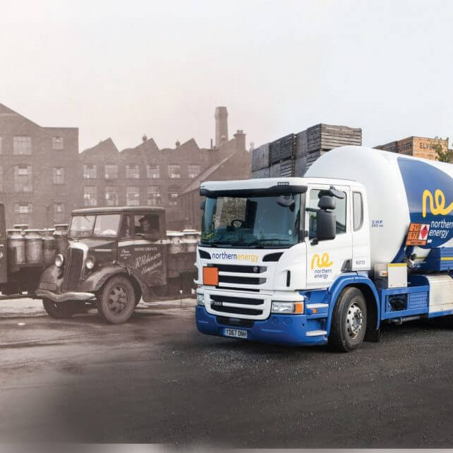 image showing the old and new LPG wagons